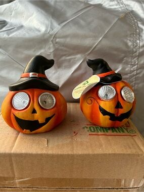 National Tree Company Pre-Lit Jack O'Lanterns 2-pc. Set